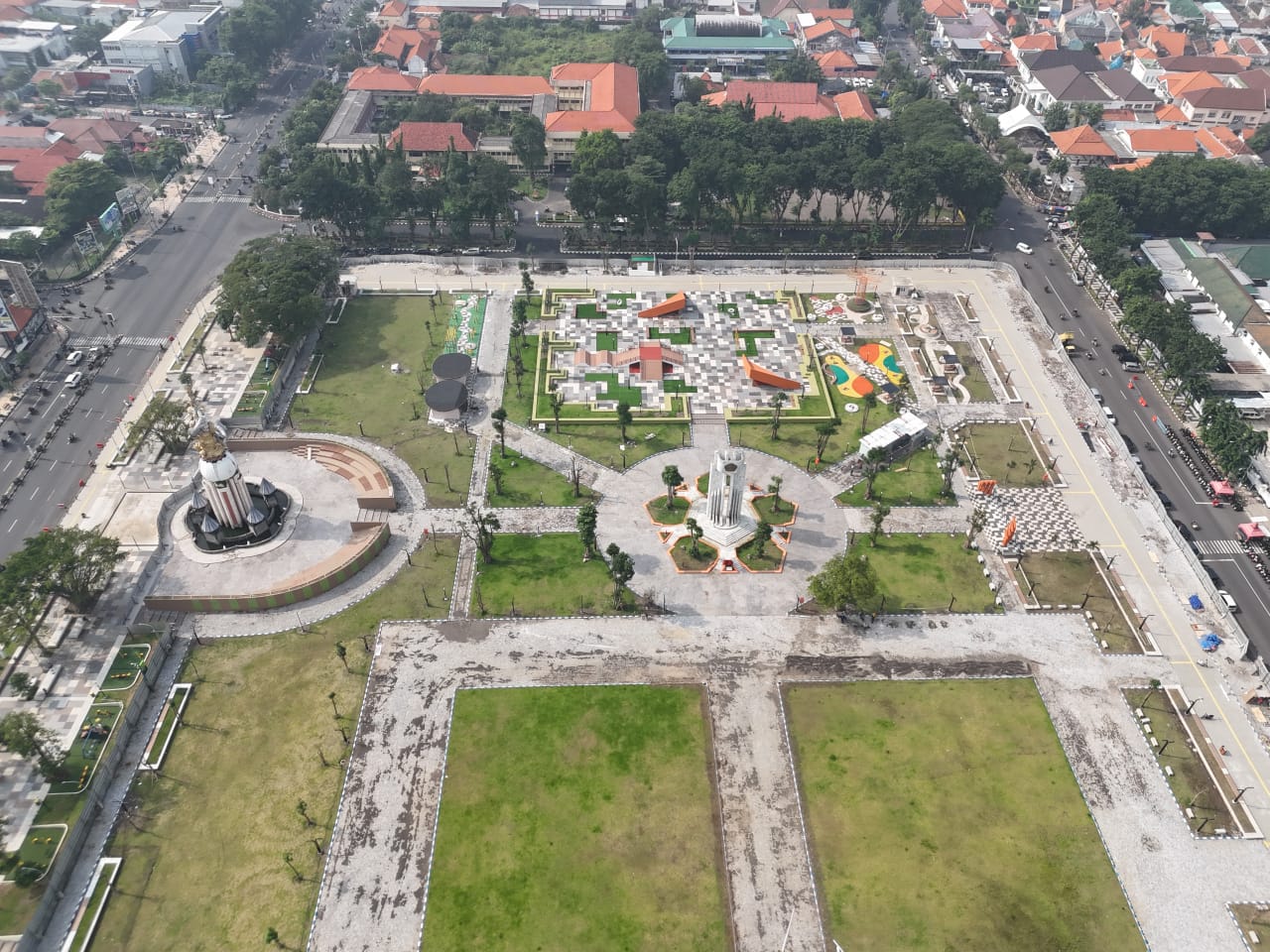 Revitalisasi Rampung, Alun-alun Sidoarjo Siap Dibuka Tanggal 27 Januari