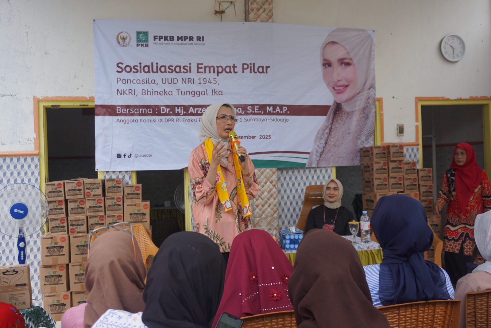 Empat Pilar Kebangsaan Jadi Fokus Sosialisasi Dr. Arzeti Bilbina di Sidoarjo