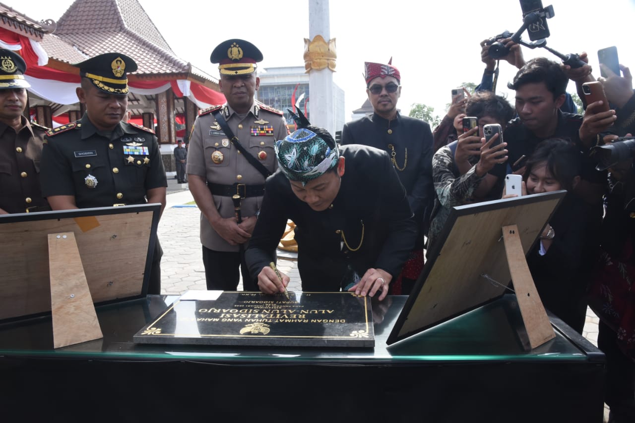 Revitalisasi Alun-alun Jadi Penanda Pembangunan Sidoarjo di Usia ke-167