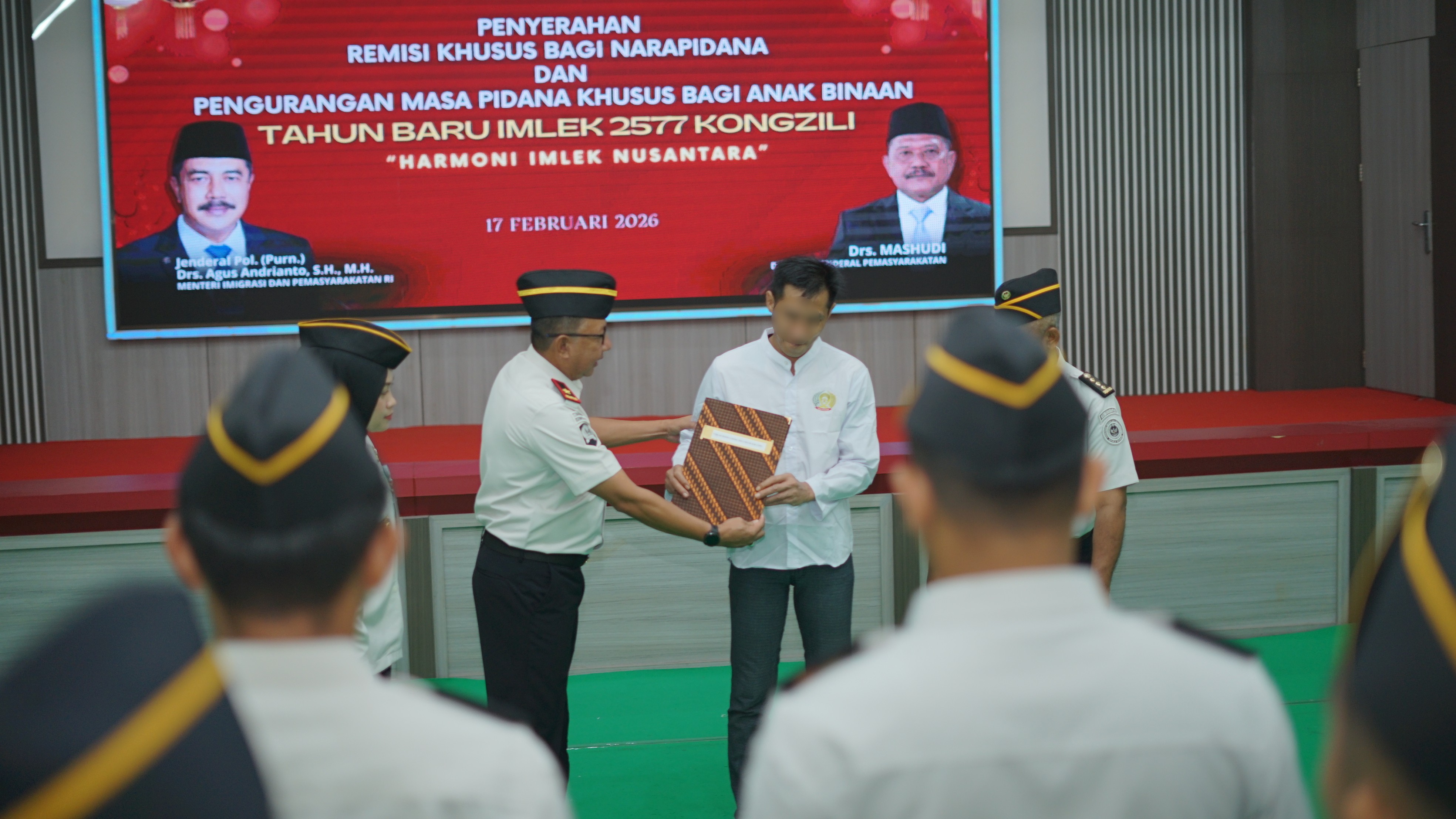 Imlek 2577 Kongzili, Napi Asal Malaysia di Lapas Porong Dapat Potongan Hukuman